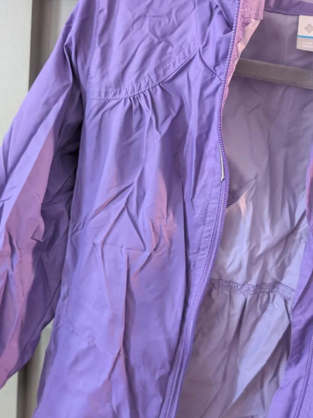 Columbia EUC Purple Rain Jacket - Size XS (6-6x)